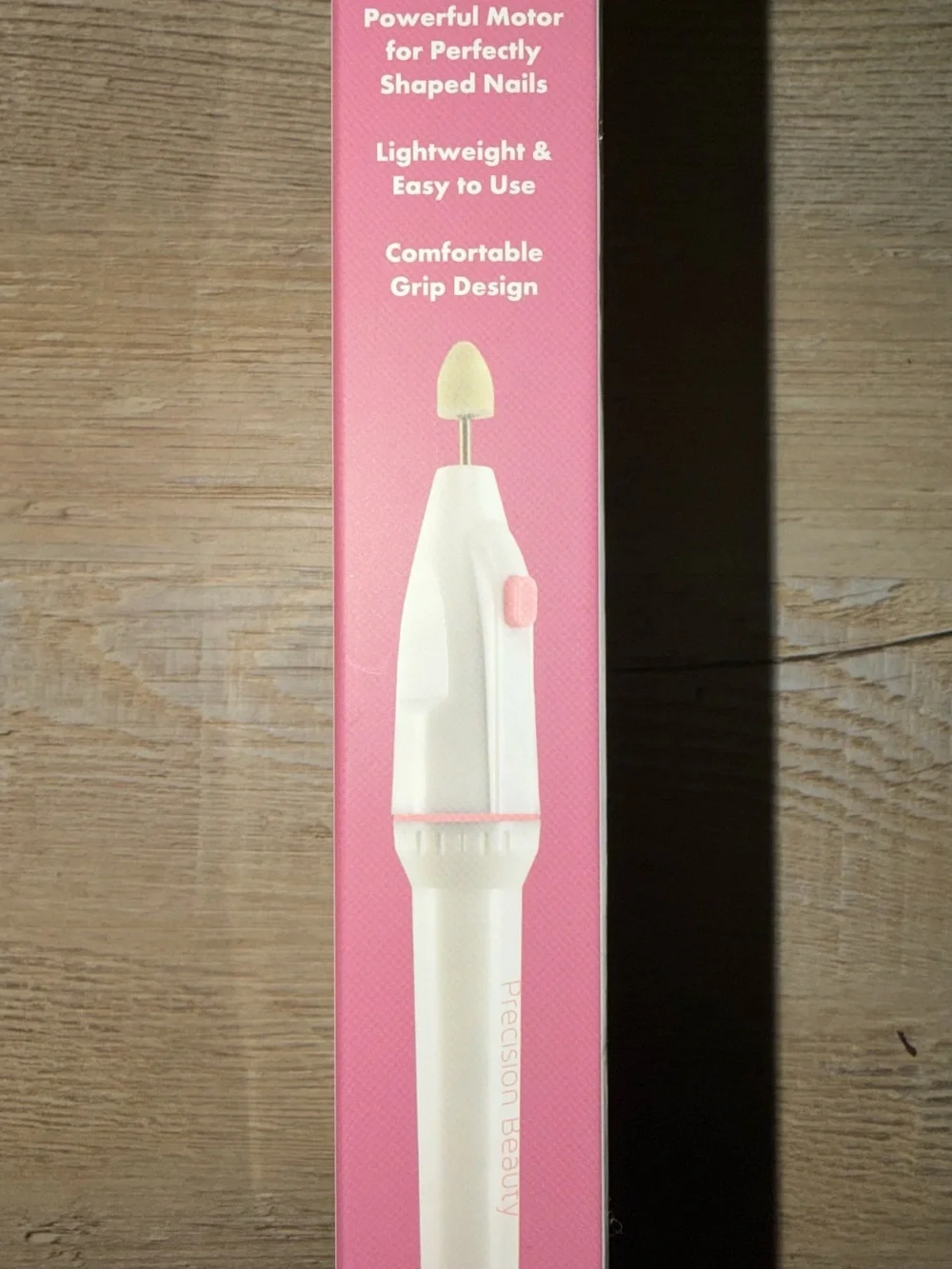 Precision Beauty Portable 5-in-1 Manicure Set — White & Pink